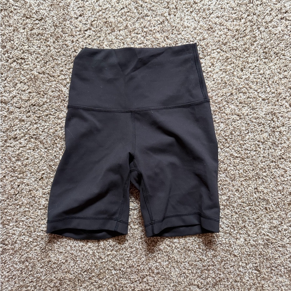 lululemon athletica Black High-Rise Bike Shorts